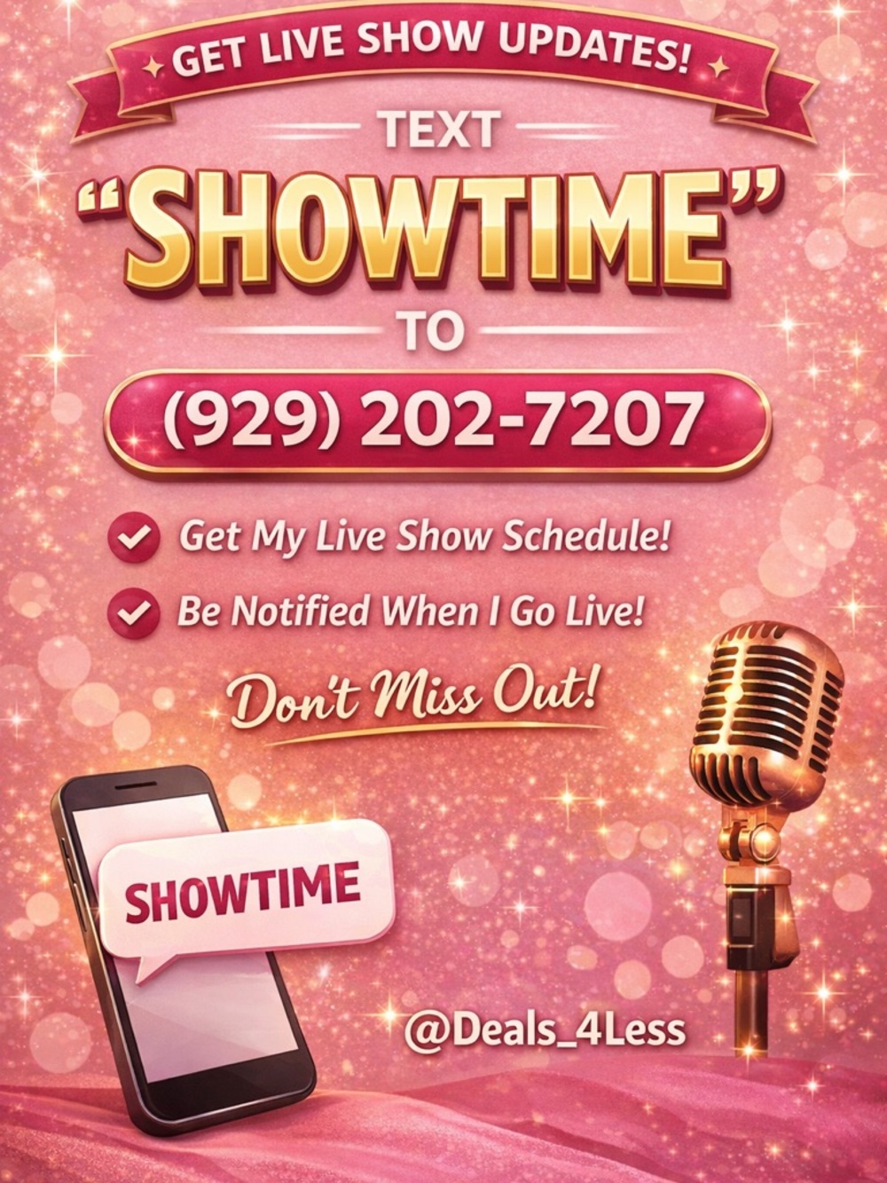 Live Show Notifications!